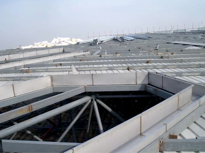 聊城安吉县体育馆网架